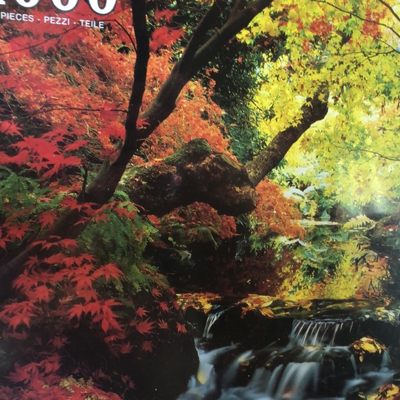 Vintage 83 CLEMENTONI Mosaico #31076 Puzzle 1000 Piece Stream Foilage SEALED NEW - Picture 16 of 16